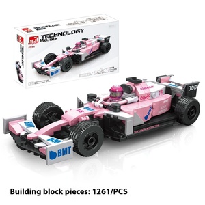 MeiJi 13014 Set di Costruzioni per Bambini, Modello di Auto Sportiva Formula 1, Puzzle STEM, Regalo Educativo - Product Image 5