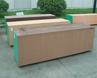 JIA MU JIA Bois de teck personnalisé 2500*640mm Bois d'ingénierie Couleur naturelle Certifié ISO9001 Garantie 1 an