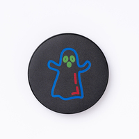Imán de nevera con caja de luz LED de diseño personalizado, imán redondo creativo para fines promocionales, características personalizadas