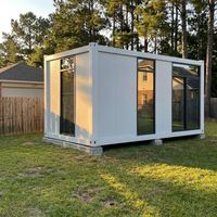 Maison conteneur portable pliable en structure acier préfabriquée