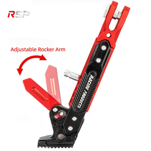 Béquille latérale de <span class=keywords><strong>moto</strong></span> en alliage d'aluminium CNC réglable RSP, support de béquille, patin antidérapant, capacité de 300 kg, <span class=keywords><strong>moto</strong></span> - Product Image 4