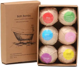 6 uds Bola <span class=keywords><strong>de</strong></span> sales <span class=keywords><strong>de</strong></span> colores SPA hidratante OEM Etiqueta Privada bomba <span class=keywords><strong>de</strong></span> <span class=keywords><strong>bañera</strong></span> con caja <span class=keywords><strong>de</strong></span> regalo bombas <span class=keywords><strong>de</strong></span> baño <span class=keywords><strong>para</strong></span> limpieza Personal - Product Image 6