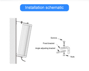 Haut-parleur professionnel de son surround Super Pro 30W, étanche pour extérieur, à montage mural, système audio colonne - Product Image 4