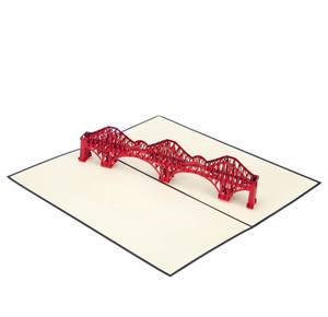 Cartes 3D Pop-up Modèle Miniature du Pont Forth Rail, Conception pour les Amateurs des Lieux Symboles de <span class=keywords><strong>l</strong></span>'Écosse, Cadeau Souvenir d'Anniversaire avec Note Vierge - Product Image 4