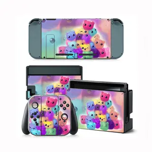 Sticker Console Controller Cover Vinyl Decal Skin for Nintendo Switch Dock Vinyl Skin Decals Stickers