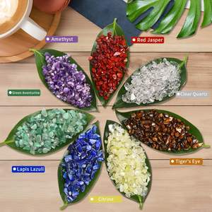 Cristalli di amazzonite verde naturale alla rinfusa 0.9 Lb/405g piccoli trucioli di pietra di cristallo ciottoli decorativi per <span class=keywords><strong>la</strong></span> decorazione della casa - Product Image 5