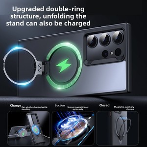 เคสโทรศัพท์มือถือกันตกสีด้านสุดหรูสำหรับ Samsung S25เคสขาตั้งแม่เหล็ก360 S23 S24เป็นพิเศษ - Product Image 3