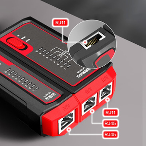 Network <b>Cable</b> Tester <b>RJ45</b> RJ11 Ethernet LAN Wire Testing Tool Shield Detection Fast/Slow Scan Mode STP/UTP Cat5/Cat6 Compatible - Product Image 5
