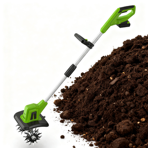 Vertak Draadloze Elektrische Helmstok Batterij Aangedreven Grond Cultivator Draagbare Efficiënte Tuin Helmstok Voor Kleine Boerderij Tuinieren - Product Image 1