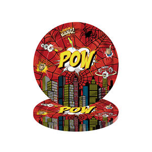 Vente flash : articles de fête sur le thème des super-héros, assiettes en papier, serviettes, ensemble de vaisselle sur le thème des héros, décorations de fête, vente en gros - Product Image 4