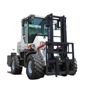 4x4 Rough Terrian Diesel Forklift Terrain Fork Lift 3 Ton 4 Ton 5 Ton All Rough Terrain Forklift