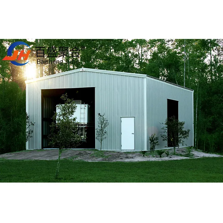 Prefabricated Factory Shed Modular Light Metal Customizable Building Steel Structure Construction House Prefab