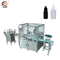 Machine de remplissage automatique d'huiles essentielles et de jus en flacons compte-gouttes, machine de remplissage et de bouchage personnalisée pour compte-gouttes