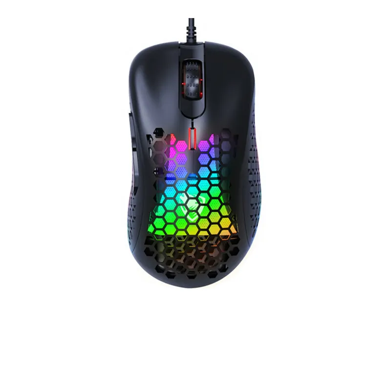 Gaming Wired Mouse 7D USB 6400 DPI RGB Backlight LED Ergonomic Gaming Mouse for Professional Gaming gamer