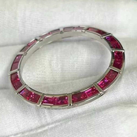 Lunette de montre de luxe multicolore en diamant de laboratoire taillé en T, compatible avec les montres de plongée 40/41 mm – Lunette de remplacement améliorée