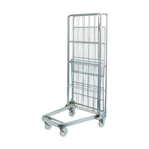 Industrial Roll Cart Heavy Duty <b>Laundry</b> Trolley for Warehouse Material Transport - Product Image 1