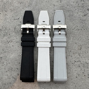 PEITONG Classics Noir Blanc Gris couleur Mode Bracelet De Montre En Caoutchouc Bandes De Silicone Pour Omega X <span class=keywords><strong>Moon</strong></span> <span class=keywords><strong>Swatch</strong></span> - Product Image 2