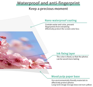 Papier photo A4 brillant compatible avec le papier <span class=keywords><strong>Canon</strong></span> Selphy 3,5'' x 5'' pour <span class=keywords><strong>Canon</strong></span> CP1300 CP1500 CP1200 <span class=keywords><strong>CP1000</strong></span> - Product Image 3