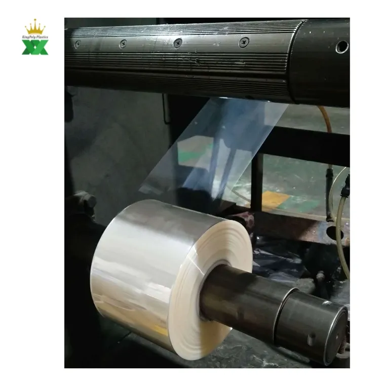 Heat-shrinkable tubular transparent PVC film manufactured by blow molding near me