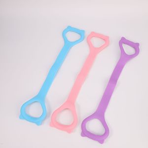 Cat Ear <b>Puller</b> Resistance Band For Shoulder Opening Back Shaping Home Fitness Yoga Stretching Women Exercise Bands - Product Image 5