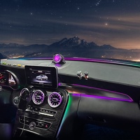 Haut-parleur central rotatif intelligent Perfect Match, en métal durable, décoration intérieure haut de gamme pour Mercedes-Benz Classe C W205 GLC X253