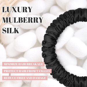 Custom Wholesale Factory Price Solid Color Hair Scrunchies Set <strong>Girl</strong> Silk Scrunchie Elastic Hair <strong>Accessories</strong> - Product Image 3