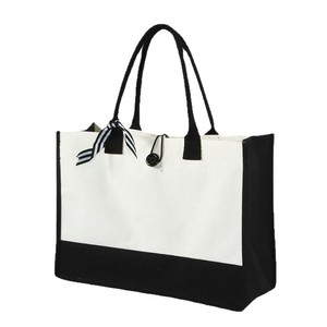 Nhà Máy bán hàng trực tiếp tùy biến lớn thân thiện với môi <span class=keywords><strong>Canvas</strong></span> Tote <span class=keywords><strong>Bag</strong></span> với dây thừng xử lý cá nhân quảng cáo - Product Image 4