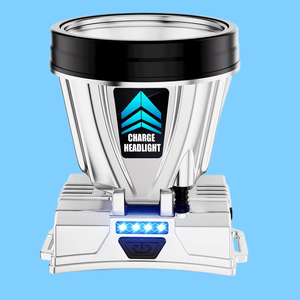 Cảm biến thông minh Led Đèn Pha cho công việc ngoài trời P50 ánh sáng mạnh mẽ gắn trên đầu khai thác đèn với màn hình điện cho câu cá - Product Image 4