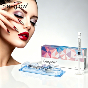 SEEGLOW Produit de comblement cutané HA stérile pré-rempli à haute élasticité <span class=keywords><strong>2</strong></span> ml Type Derm pour correction faciale superficielle et profonde injectable - Product Image 1