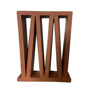 Revêtement mural <span class=keywords><strong>en</strong></span> terre cuite naturelle frittée à motif M, briques décoratives creuses pour la division d'espace et les plafonds - Product Image 6