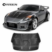 Capó Delantero de Fibra de Carbono Estilo Veilside de Alta Calidad para Nissan 350Z Z33 Fairlady Z, Ajuste Perfecto, Cubierta del Motor Delantero