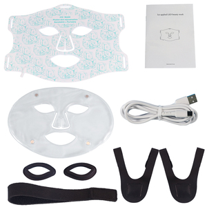 <span class=keywords><strong>Masque</strong></span> facial multifonction en silicone souple avec système de cryothérapie intégré, 276 perles lumineuses, instrument de beauté éclaircissant - Product Image 3