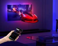 Rétroéclairage TV intelligent RGB Dream Color Immersion avec capteur d'application sans fil DC12V 5050, capture de couleur de l'écran TV, synchronisation, télécommande intelligente