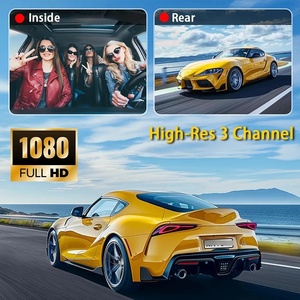 Grabadora de Conducción A22, <span class=keywords><strong>3</strong></span> Cámaras de Alta Definición 1080P, Triple Lente con Cámara de Reversa y WIFI, DVR para Auto - Product Image 3