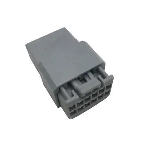 Auto Grey 12 Pin Male Female Adapter Connector For Hondas Car Wire Harness Adapter
