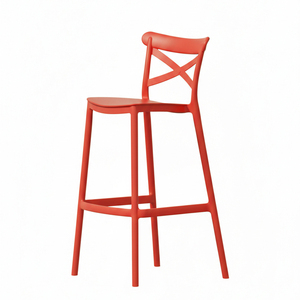 Venta Directa de Fábrica Jietuo: Sillas de Bar Modernas, <span class=keywords><strong>Taburetes</strong></span> de <span class=keywords><strong>Cocina</strong></span>, Sillas de Comedor de Plástico <span class=keywords><strong>para</strong></span> Exterior, Taburete de Bar Negro <span class=keywords><strong>con</strong></span> Respaldo Cruzado - Product Image 2