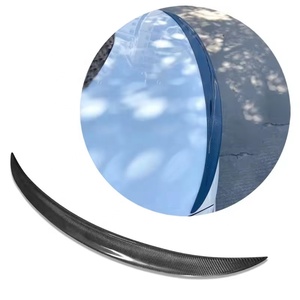 For 5 Series F18 520i 528i 530i 535i 2010-2017 Carbon Fiber Rear Spoiler Decoration Fixed Tail <b>Wing</b> Back Trunk Auto Part - Product Image 1