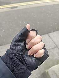 Gants de fitness unisexes demi-doigt SMX en cuir durable pour gymnastique Sports de plein air Cyclisme - Product Image 5