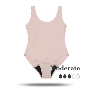 Sharicca-body rosa de una pieza para mujer, mono de corte alto sin mangas a prueba de fugas - Product Image 5