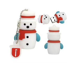 OEM giáng sinh kỳ nghỉ Dễ Thương Đẹp Quà Tặng phim hoạt hình <span class=keywords><strong>Snowman</strong></span> <span class=keywords><strong>USB</strong></span> Flash Drive PVC Quà Tặng <span class=keywords><strong>Snowman</strong></span> hình dạng <span class=keywords><strong>USB</strong></span> Memory Stick Pen Drive - Product Image 2