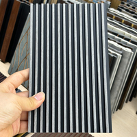 Vente en gros de panneaux muraux PS multi-design Panneau au charbon de bois Panneau à persiennes Décoration intérieure