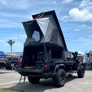 Tente de toit triangulaire en alliage d'aluminium Source Factory, modèle quatre saisons, 2000-3000 mm, Oxford imperméable, pour 4 personnes, <span class=keywords><strong>camping</strong></span> en plein air - Product Image 3