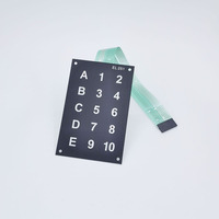 Clavier à membrane usiné CNC TouchGoal TH-MB-11, conception personnalisée avec touches multi-matrices pour équipements de télécommunication