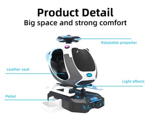 La primera versión linda de helicóptero de avión <span class=keywords><strong>ultraligero</strong></span> VR máquina de simulador de vuelo para niños - Product Image 4
