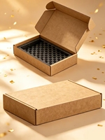 Boîte d'expédition en carton ondulé blanc haut de gamme recyclable, personnalisable avec logo imprimé, emballage écologique pour e-commerce, boîte cadeau Anhui