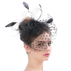 Wedding Tea Party Fascinators Hat Feather Tea Party Headwear