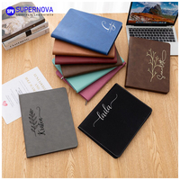 Portafolio de Negocios con Cierre de Cremallera en Cuero Sintético Láser, 9 1/2"x12", Ecológico, Colores Personalizados, Logotipo, Bloc de Notas con Inserto Grabable por Láser, de Fábrica