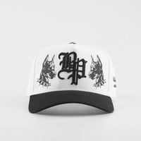 Gorra de béisbol estructurada de seda con estampado de leopardo y diseño de puntos, estilo Oxford deportivo y a la moda, ajustable, en cobre dorado, para venta al por mayor.