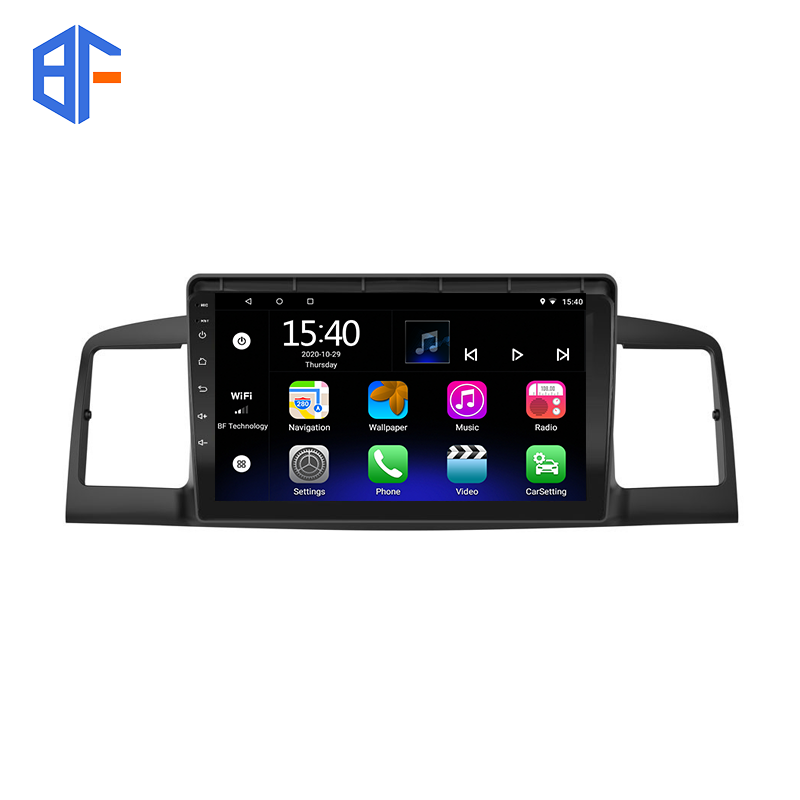 SWC 9 "TFT IPS ekran Mitsubishi Outlander Dashboard kafa ünitesi GPS android için hyundai santa fe BYD F3 2016-2019