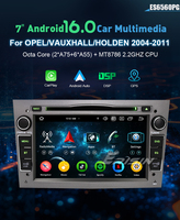 Lecteur DVD de voiture Android 16 de 7 pouces gris pour Opel Vauxhall Vivaro Astra Corsa Zafira CarPlay sans fil DSP 4 Go 64 Go ES6560PG